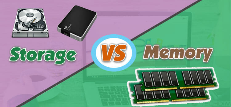 Storage VS Memory