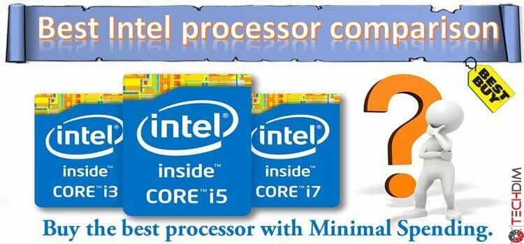 Best Intel processor comparison; Intel processor