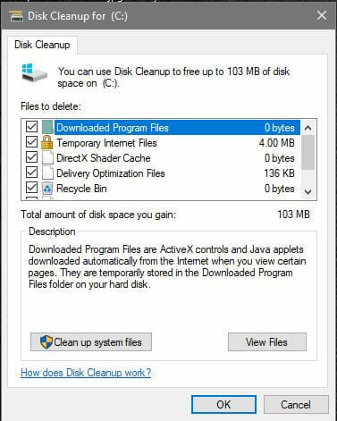 Disk Clean-Up
