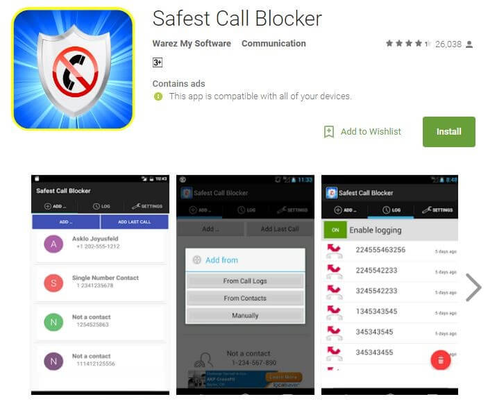 Safest Call Blocker