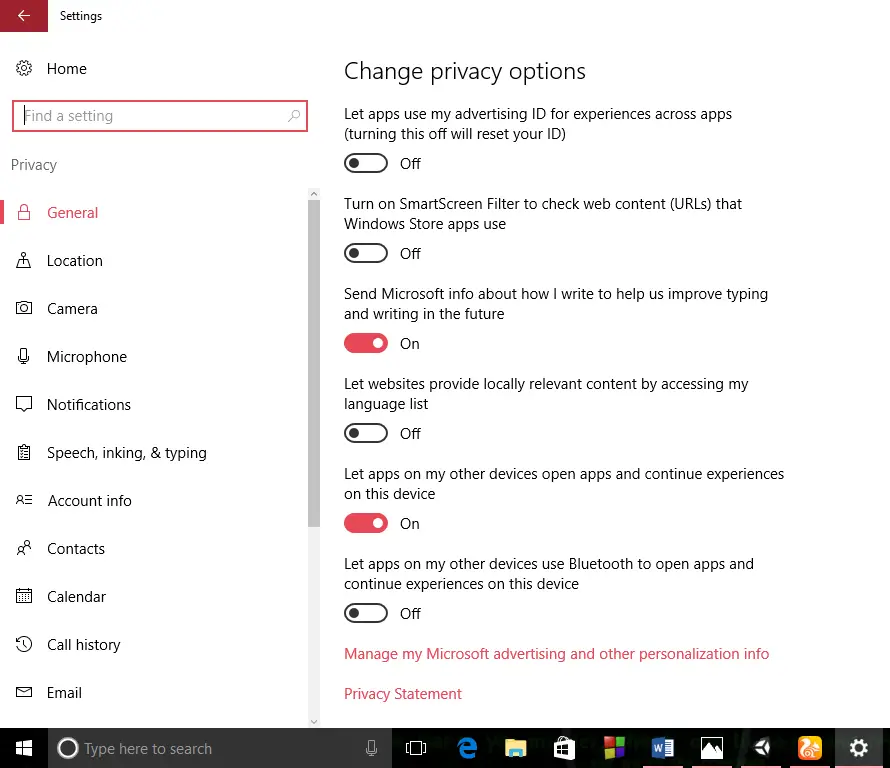 Windows-10-Privacy-option