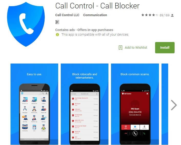 Call Control (Basic spam Blocker)