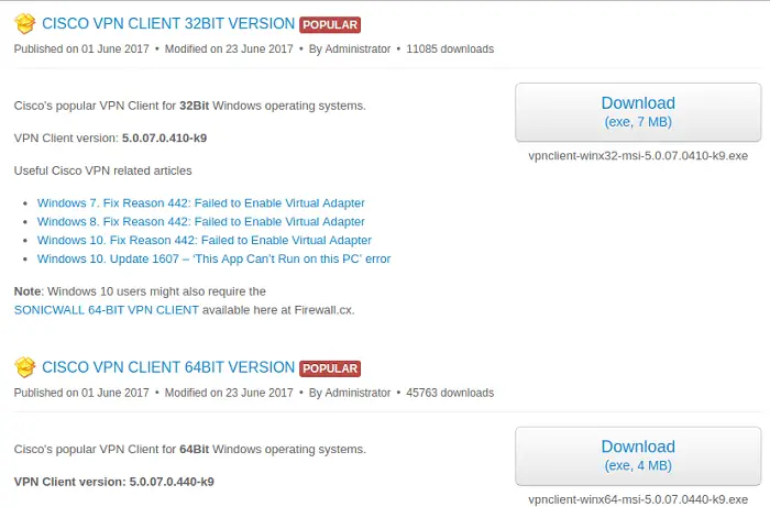 Cisco vpn client software windows 7 64 fortinet client uninstall