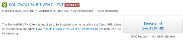 cisco vpn client 5.0.07 windows 10