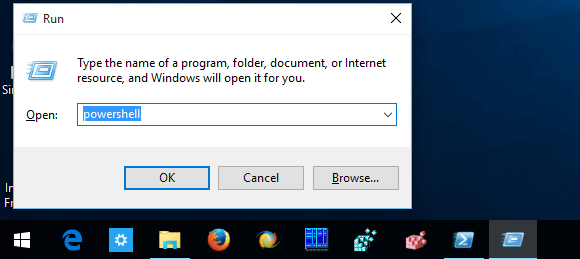 right click on the powershell, select ‘Run as administrator’ option.