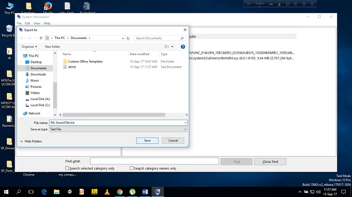 Click on File