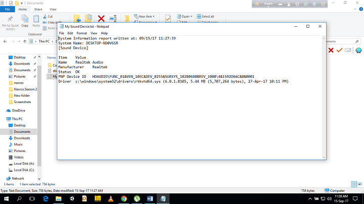click Save to complete generating