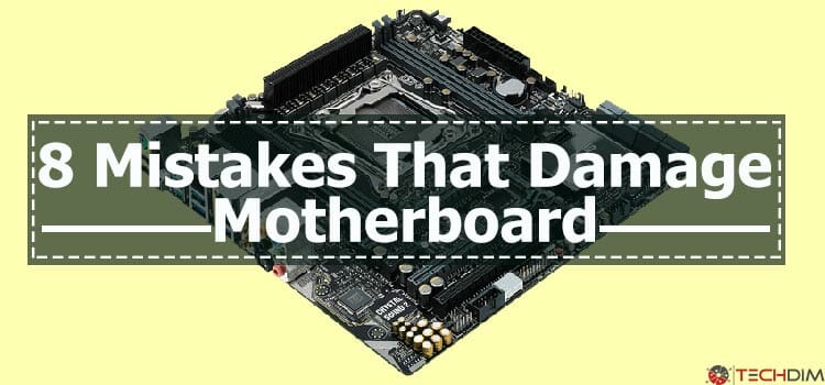 A Damaged Motherboard