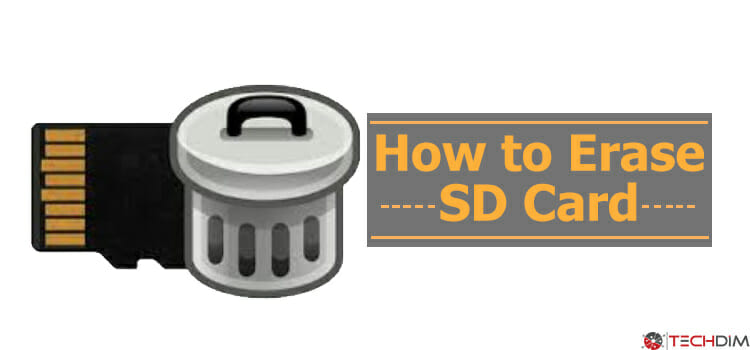 How to Erase SD Card