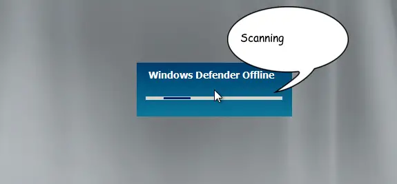 Windows Defender Offline Scanning