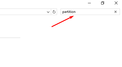 Changing Partition