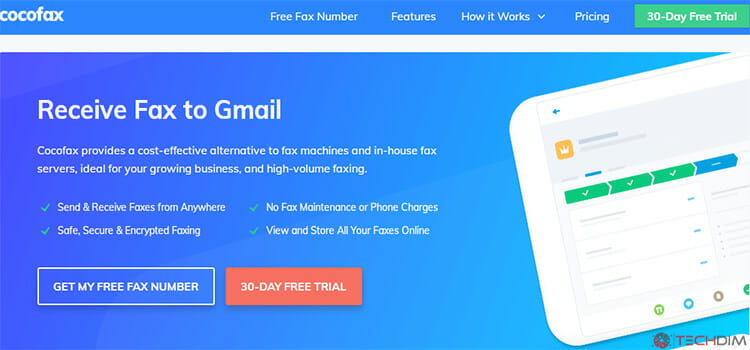Receiving faxes via Gmail