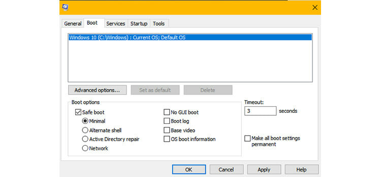 How to Boot into Safe Mode 2