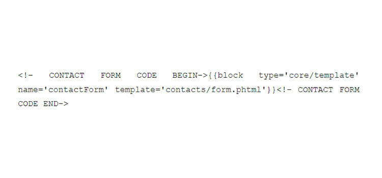 Incorporating a contact page to your Magento store