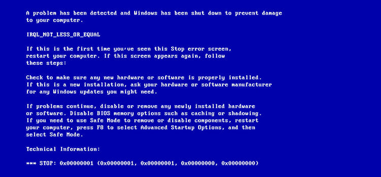 What is Blue Screen of Death 1