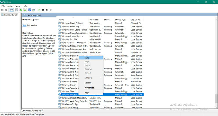 Löschen Sie Windows Update-Dateien manuell in Windows 7 und Windows 10 5