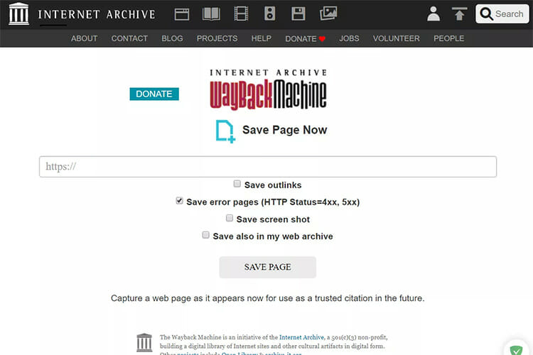 How to Archive/Save/Capture Webpages on the Wayback Machine 2