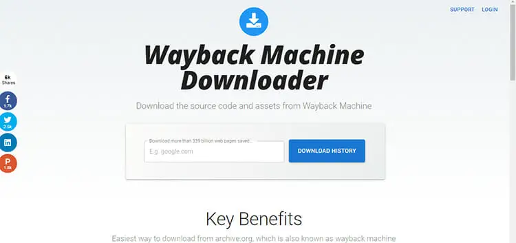 How to Download Contents From the Wayback Machine 1