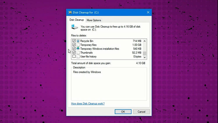 Automatisches Löschen von Windows Update-Dateien in Windows 10 4b