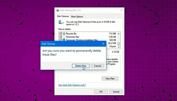Slett Automatisk Windows Update-Filer I Windows 10 4c