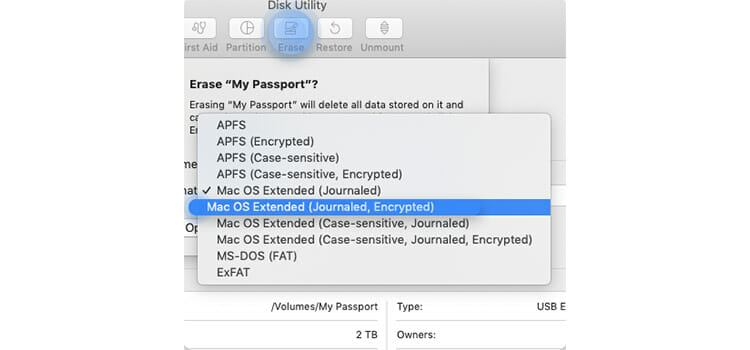 How to Encrypt USB Drive on Mac 3