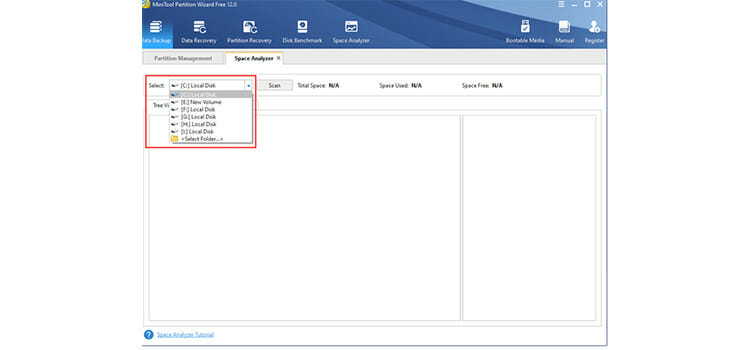 Choose the drivepartition
