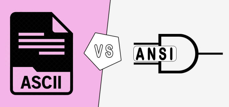 ASCII vs ANSI