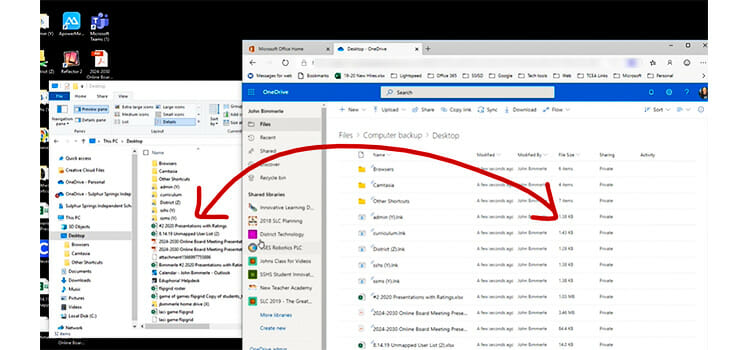 Cloud Transfer Files Using Onedrive or Dropbox