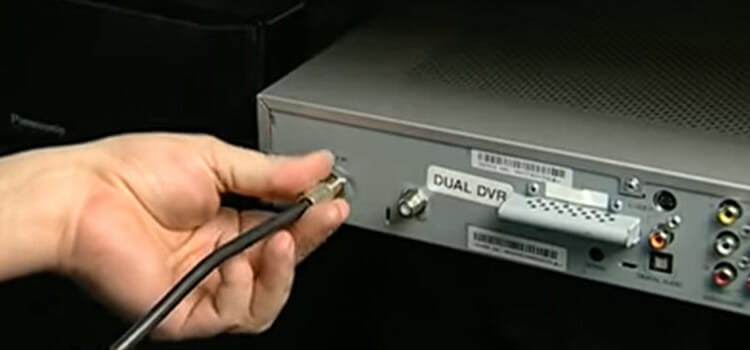 how to connect coaxial cable to hdmi