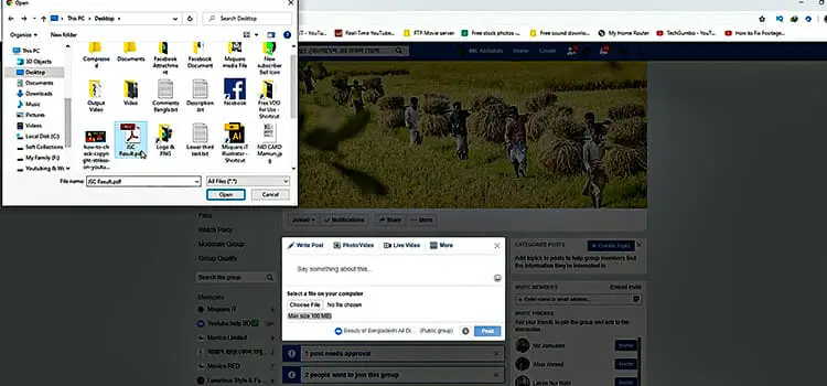 How to Post a PDF on Facebook