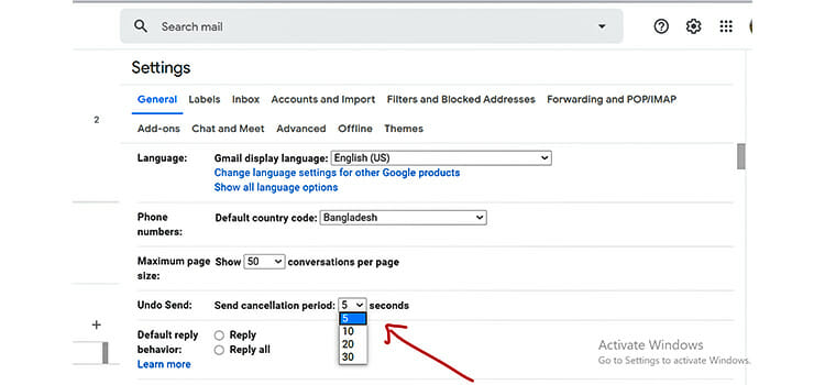 How to Unsend an Email in Gmail 3