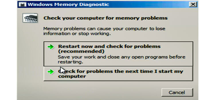 What is the Windows Memory Diagnostic Tool
