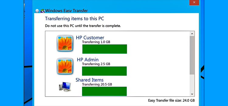 Windows Easy Transfer for Old Windows PC