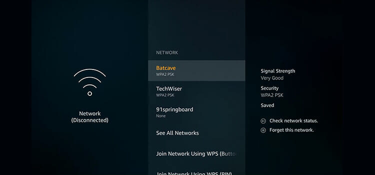 Connecting the Firestick to the New Wi-Fi