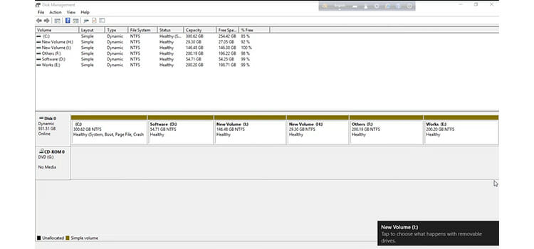 Converting the Unallocated Space to Free Space 6