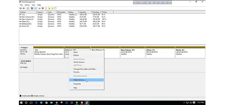 Converting the Unallocated Space to Free Space 7