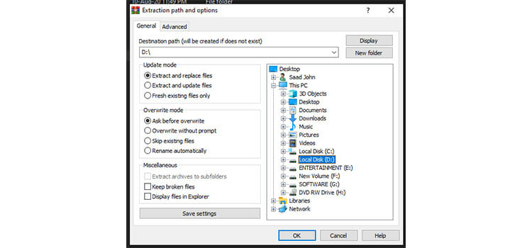 Software de Descompresión o Archivo 2