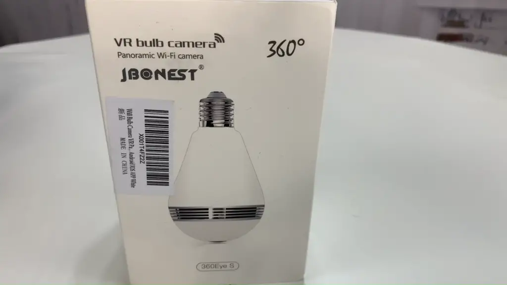 Hidden Security Camera LED Light Bulb by JBonest