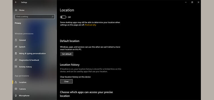 Removing the Location History, IP entries, and Software Distribution Cache 2
