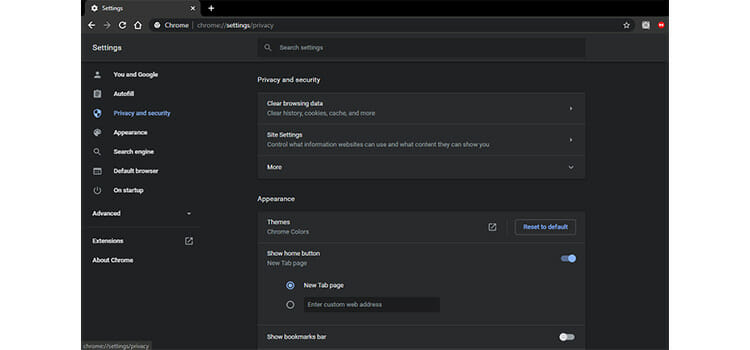 Resetting Windows Store Data and Browsing Data 6