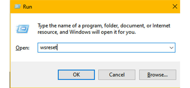 Resetting Windows Store Data and Browsing Data