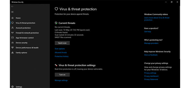 Set-Up Windows Defender 2