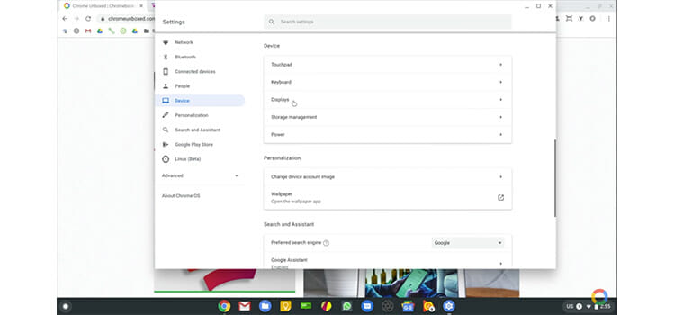 How to Change Screen Resolution on Chromebook a2