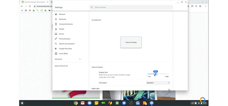How to Change Screen Resolution on Chromebook a3