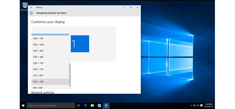 How to Change Screen Resolution on Windows 10 3