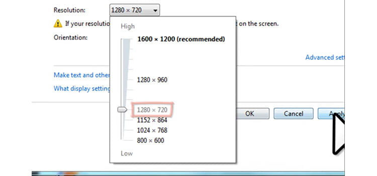 How to Change Screen Resolution on Windows 7 3