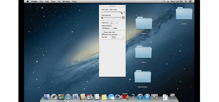 How to Make Desktop Icon Smaller in Mac OS X