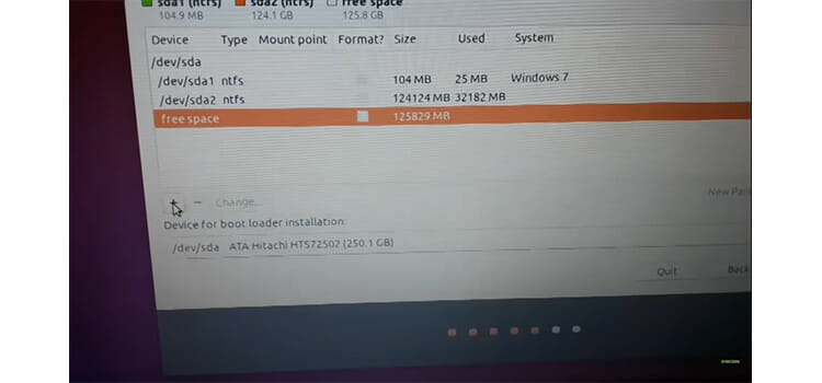 Installing Ubuntu from the Bootable USB drive 9a
