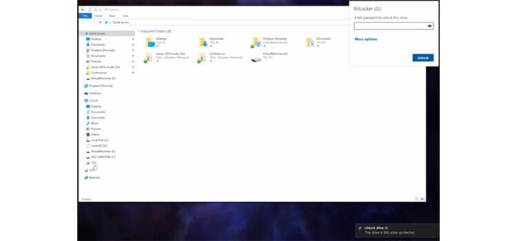 Password Protecting a Flash Drive Using BitLocker to go 7
