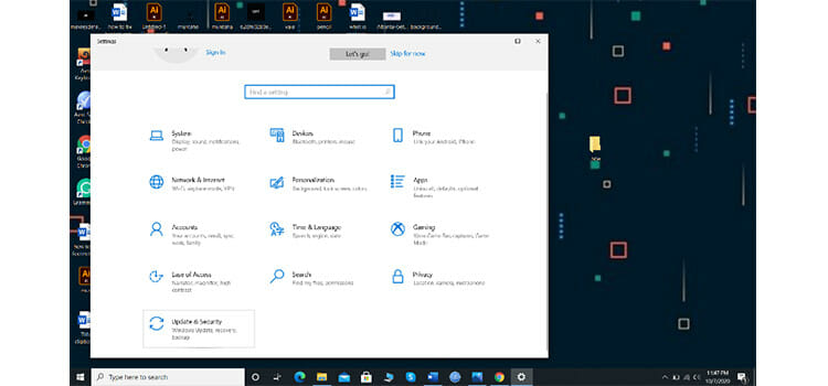Run Windows 10 Build-in Troubleshoot to Fix Cursor Disappearing Problem on Windows 10 3